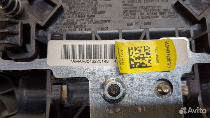 Подушка безопасности водителя Nissan Primera P12, 2004