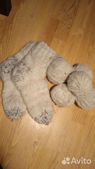 Варежки,Пояса, Носки из Собачьей Шерсти