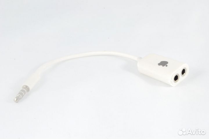 Двойной разветвитель AUX 3.5 на 3.5, (белый)