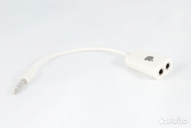 Двойной разветвитель AUX 3.5 на 3.5, (белый)