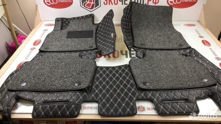 3D Коврики Infiniti QX70 Салон Багажник Экокожа