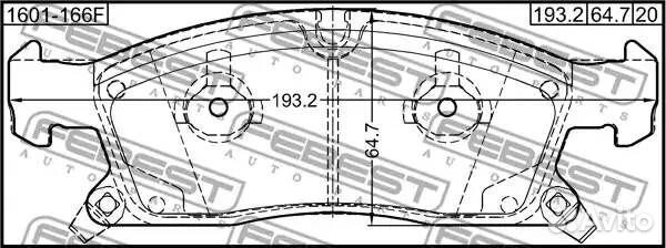 Колодки тормозные передние mercedes benz ML-class