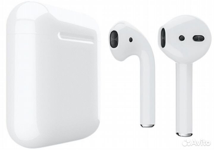 Наушники Apple AirPods 2 с зарядным футляром MV7N
