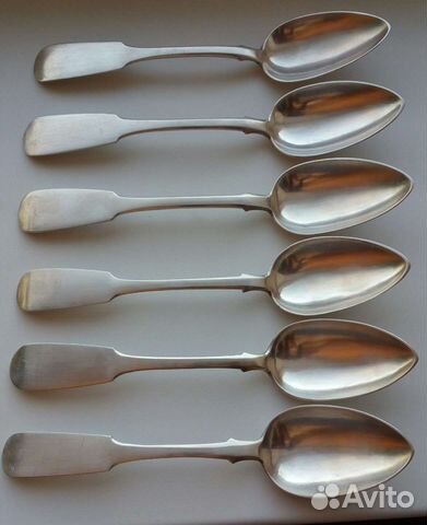 Серебряные столовые ложки