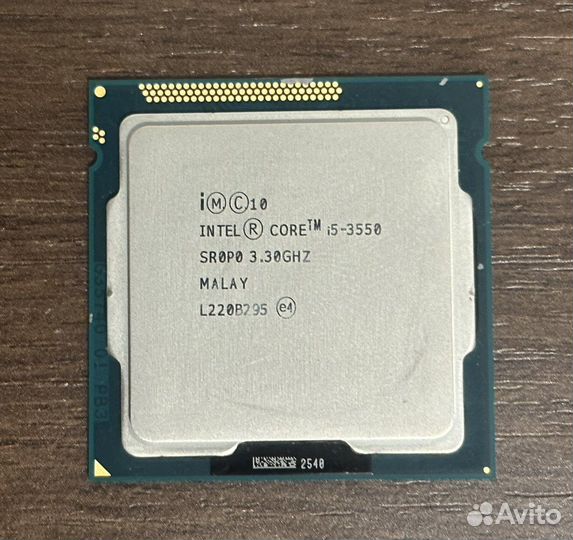 Процессор intel core i5 3550