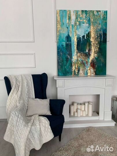 Картина объемная рельефная с текстурной пастой