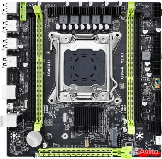 Lga 2011 x79/E5 2660 V2/память 16гб 1886мгц ддр3