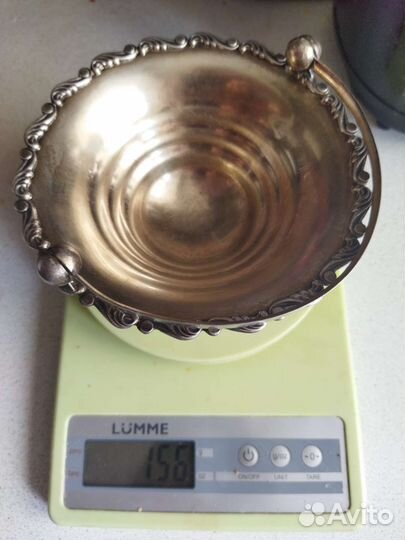 Ваза конфетница СССР серебро