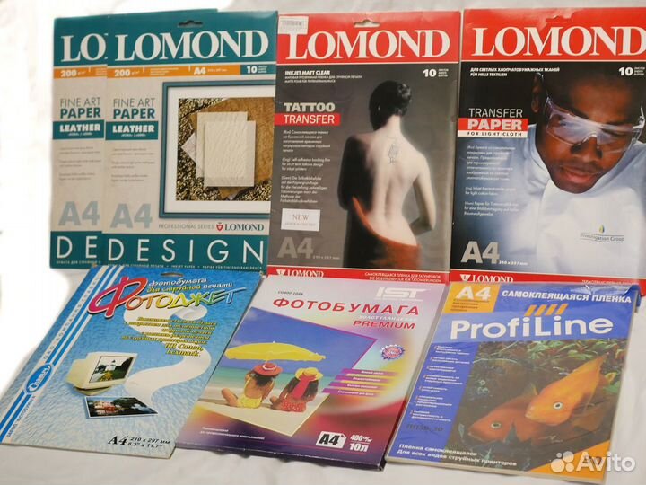 Фотобумага для струйной Lomond А3+,А3,А4,А5