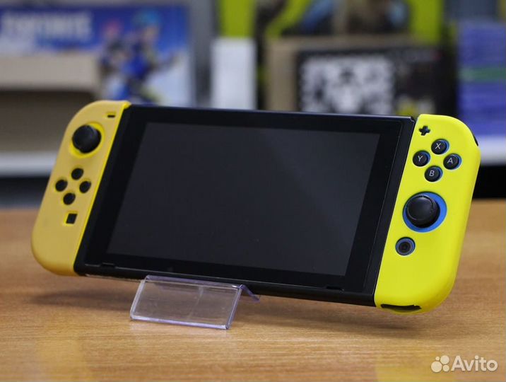 Силиконовый чехол Joy-Con, Yellow and Khaki Switch