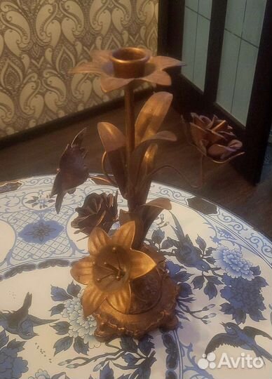 Подсвечник бронза