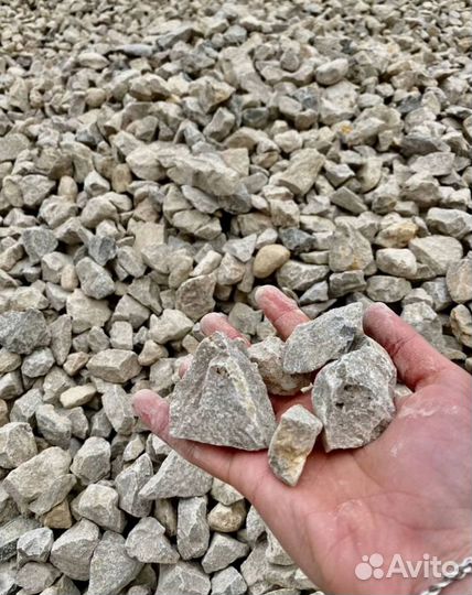 Щебень известковый