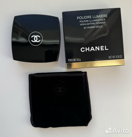 Chanel пудра хайлайтер 20 warm gold 2023