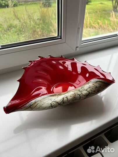 Ваза для фруктов богемия