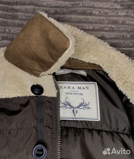 Комбинированная дубленка М 48