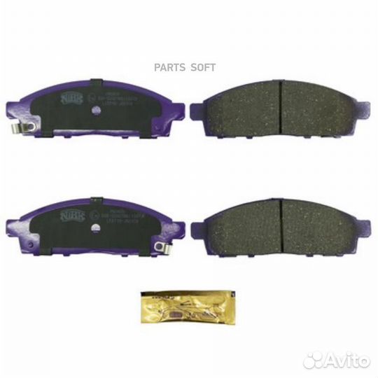 Колодки передние (mitsubishi pajero sport/montero sport 08/L200 05) PN3809