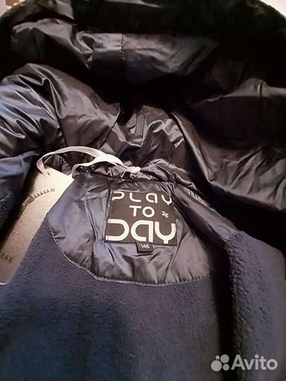 Пуховик пальто для девочки 146