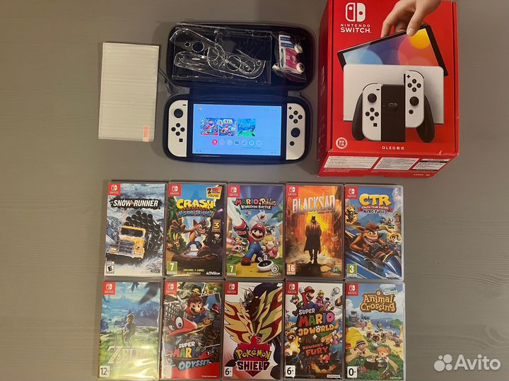 Nintendo switch oled, игры на nintendo switch