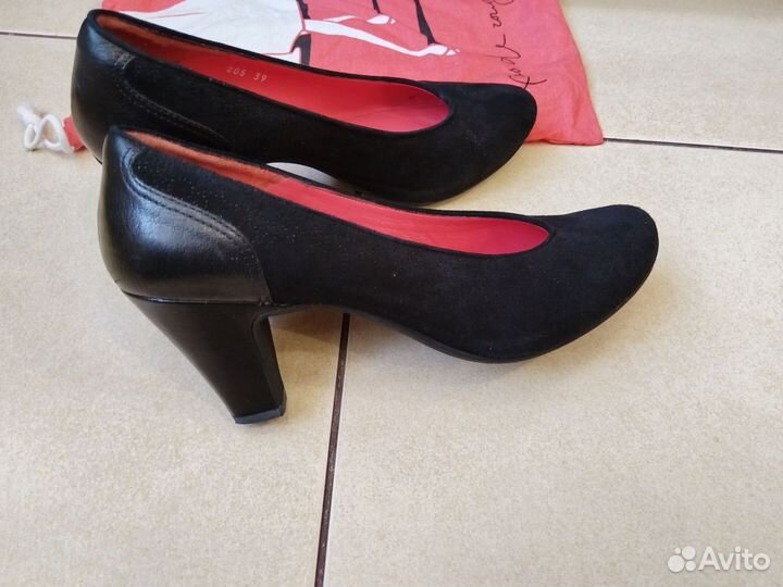 Туфли женские 39 размер натуральная замша