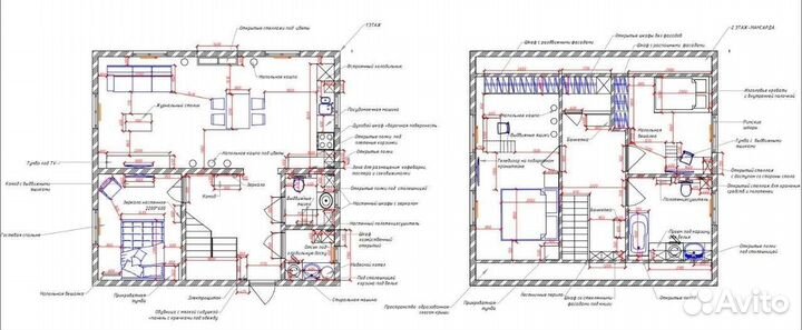Планировочное решение. Перенос чертежей в autocad