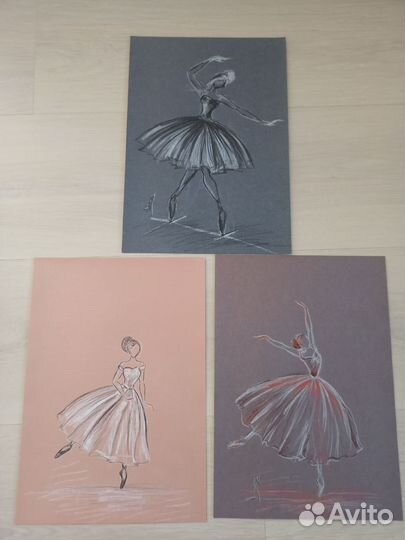 Балерины пастелью