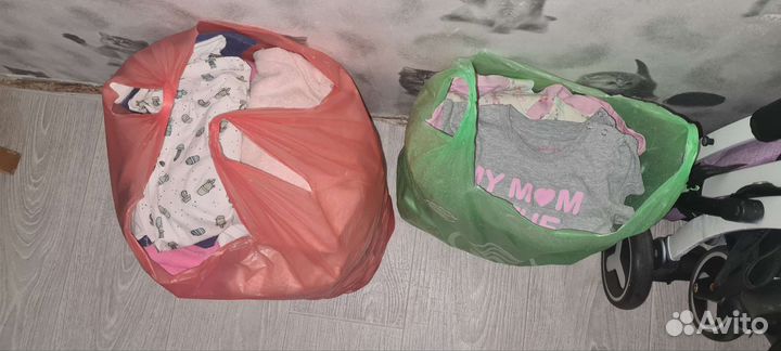 Вещи пакетом на девочку 80 92