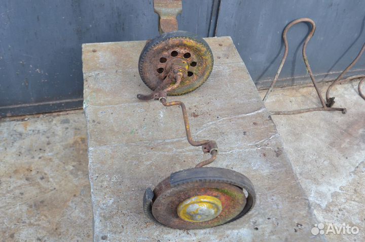 Колесная пара от детской машины 1950-60 гг