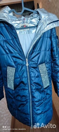 Пальто для девочки 140