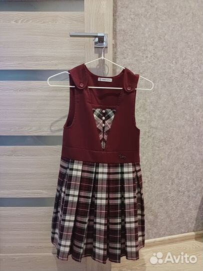 Сарафан для девочки школьный