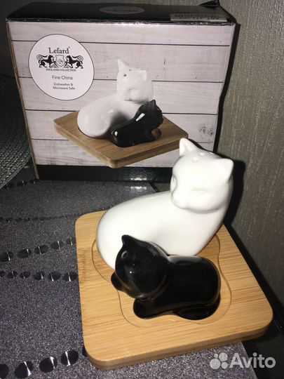 Набор для специй кошка и котёнок