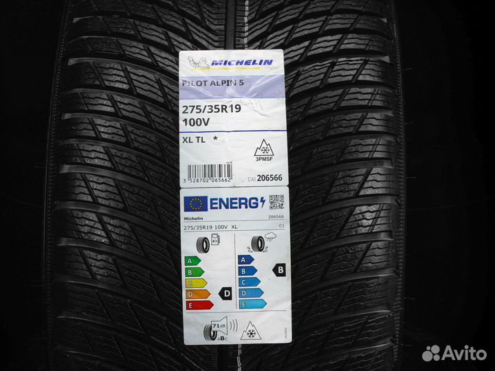 Michelin Pilot Alpin 5 275/35 R19 и 285/30 R20 97V