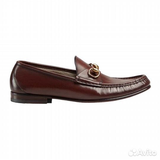 Лоферы Gucci Horsebit 1953 Бордовые
