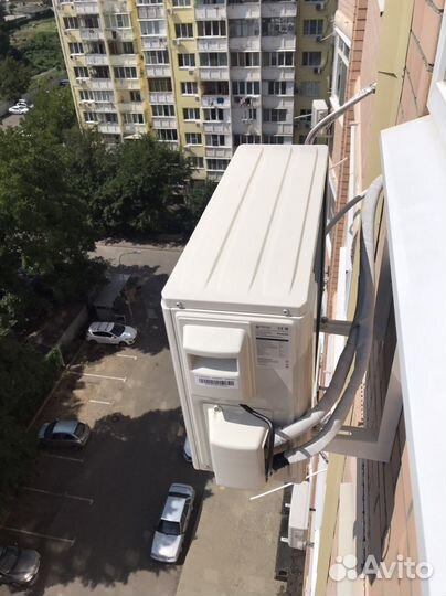 Установка кондиционеров сплит систем закладка трас