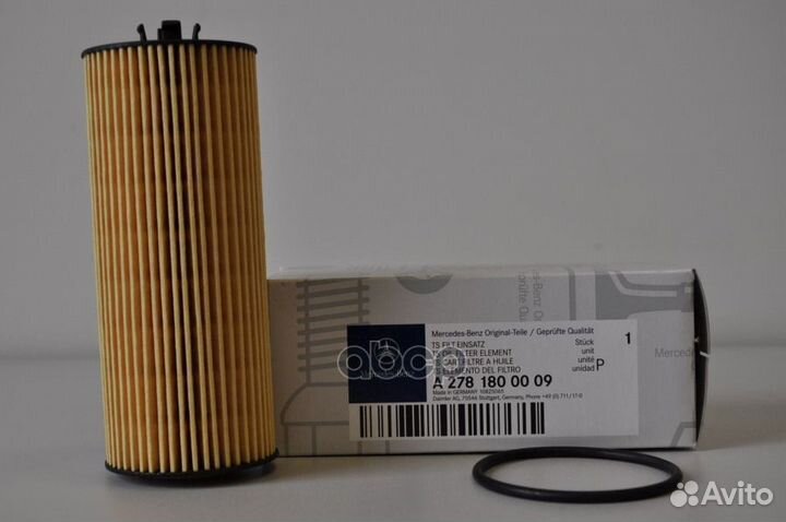 Фильтр масляный вставка A2781800009 mercedes-benz