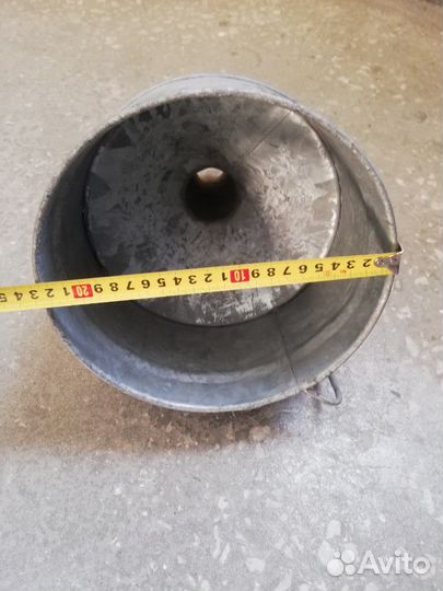 Воронка заправочная оцинкованная 5 литровая