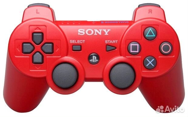 Геймпад dualshock 3 красный