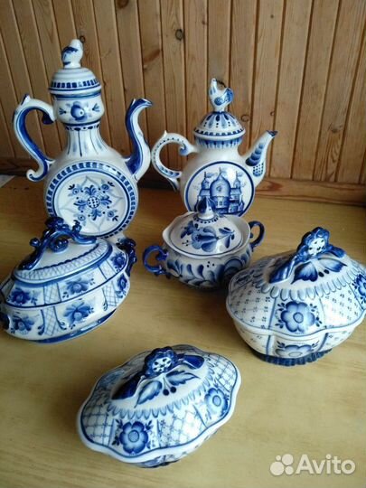 Гжель оригинальная посуда