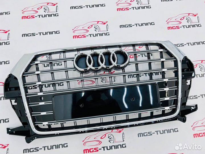 Решётка на Audi Q3 14-18гг. SQ3 стиль 1