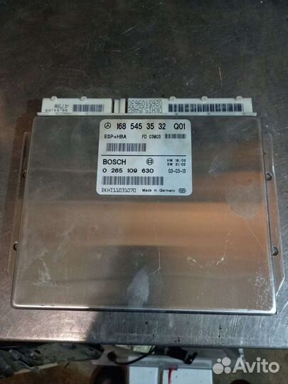 Блок управления ESP Mercedes A-Class W168