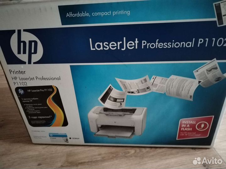 Принтер лазерный hp 1102