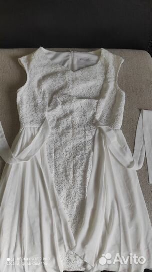 Свадебное платье 42-44бу