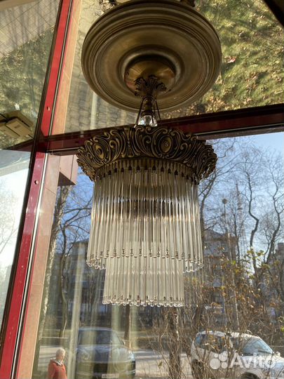 Люстра Kutek Fiore новая бронза латунь swarovski