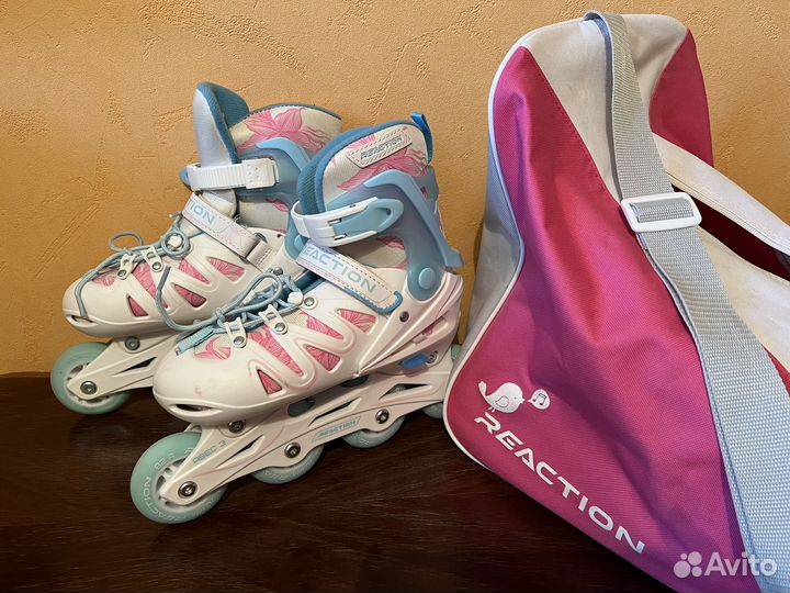 Ролики детские/взрослые, сумка в комплекте