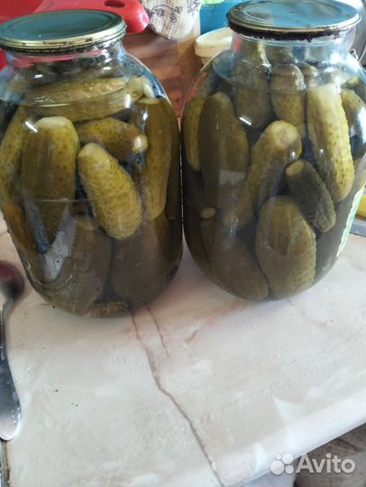 Огурцы маринованные домашние