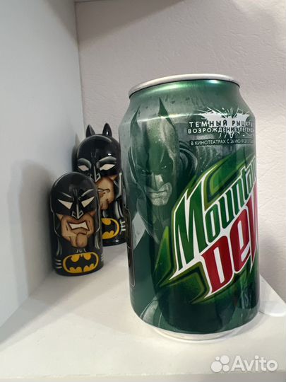 Жестяная банка mountain dew dark knight