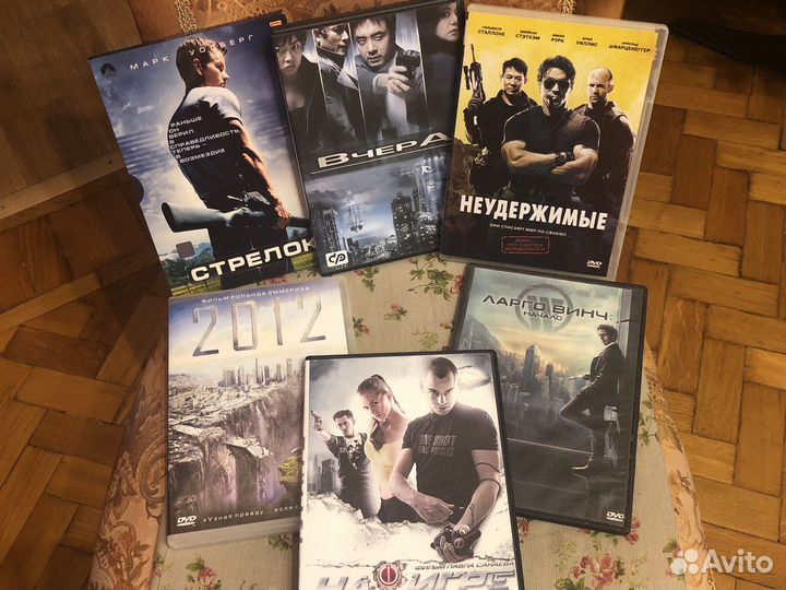 Коллекция видео дисков в состоянии новые