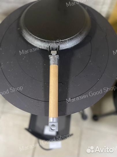 Сковорода Гардарика чугунная блинная d24см