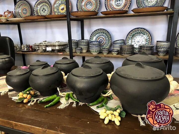 Горшок чугунный 4 л с чугунной крышкой (Балезино)