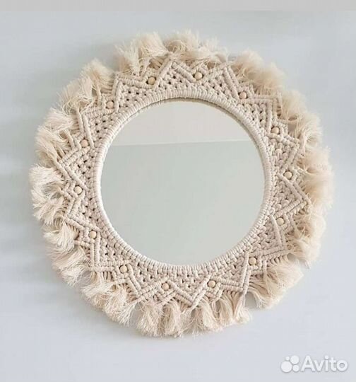 Зеркало макраме