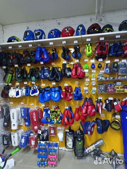 Перчатки р/б RuscoSport 12 Oz красные